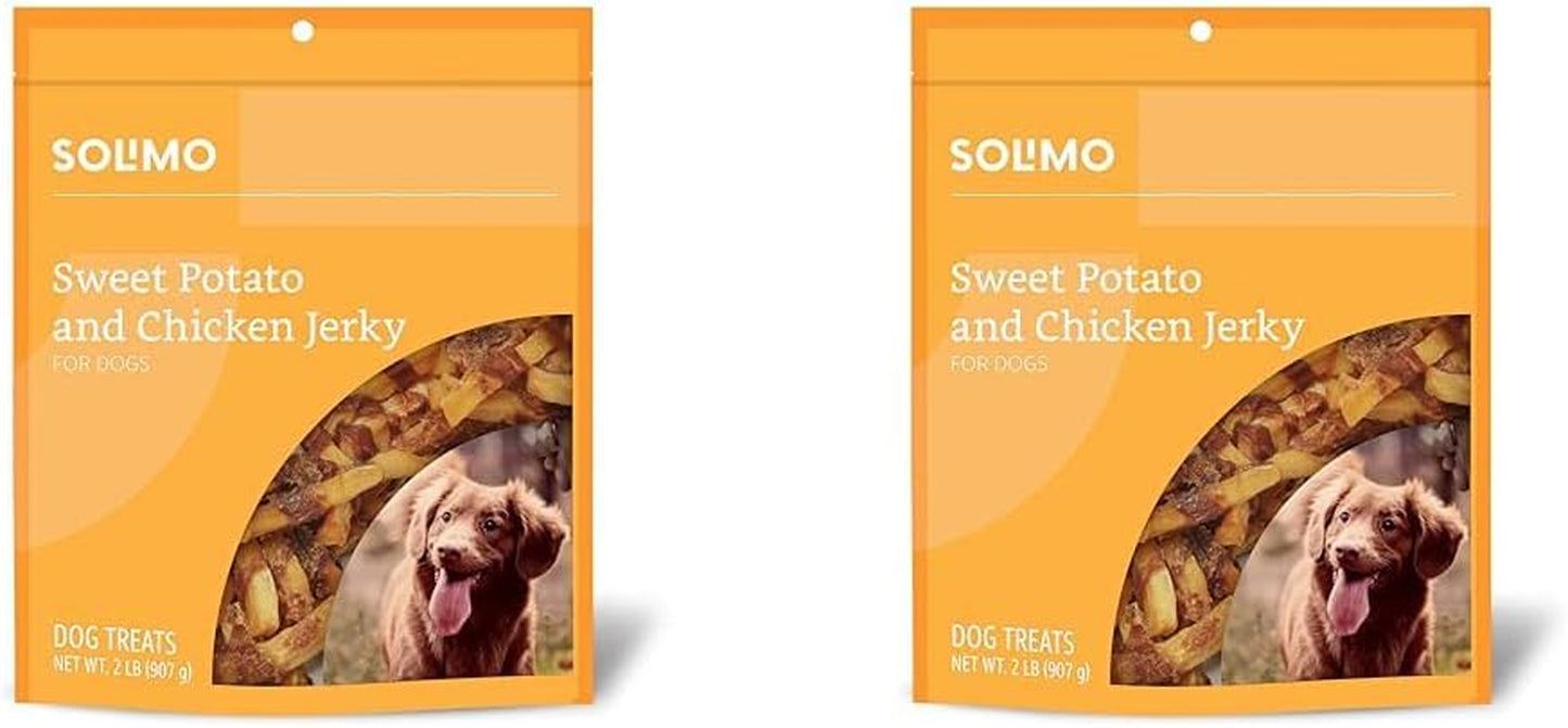 Amazon Brand - Solimo Duck Jerky Dog Treats, 2 Pound (Pack of 1)