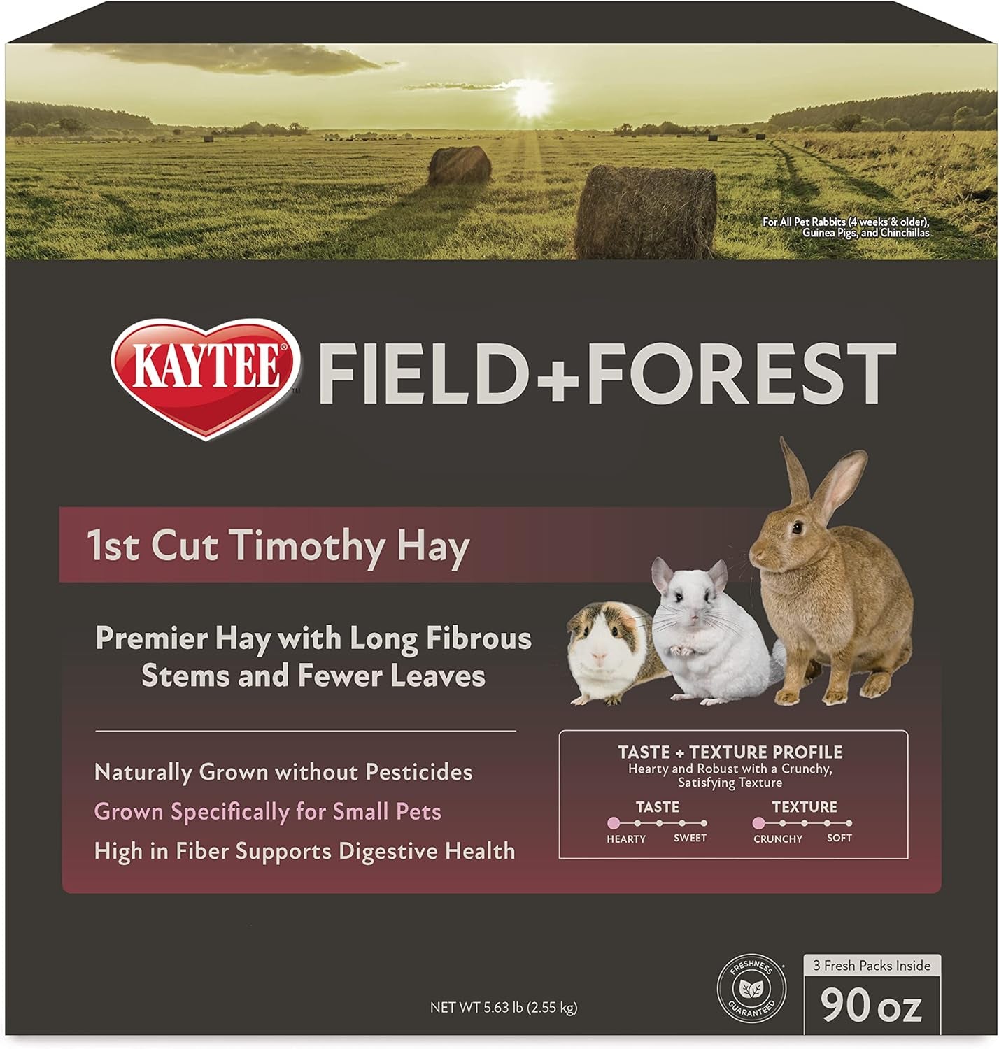 Kaytee Field+Forest Cut Timothy Hay 90 Ounces