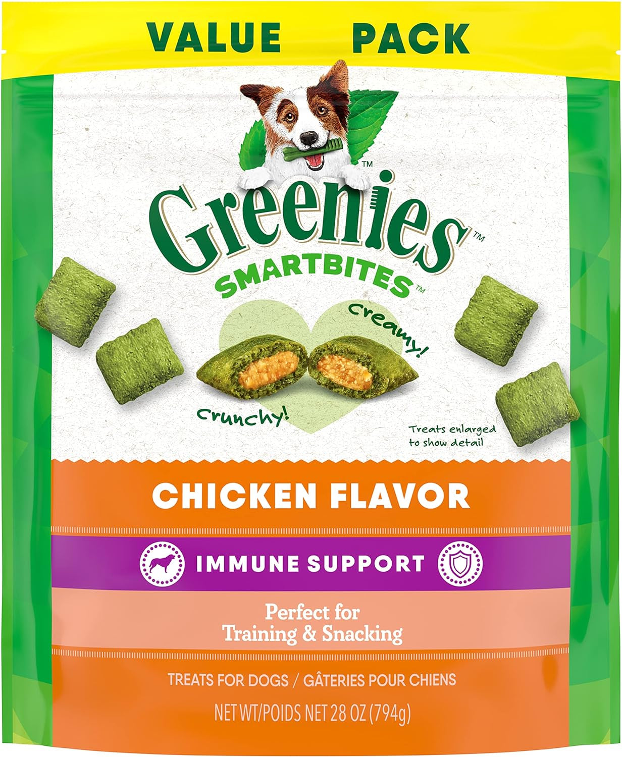 Greenies Regular Natural Dental Care Dog Treats, Variety Pack