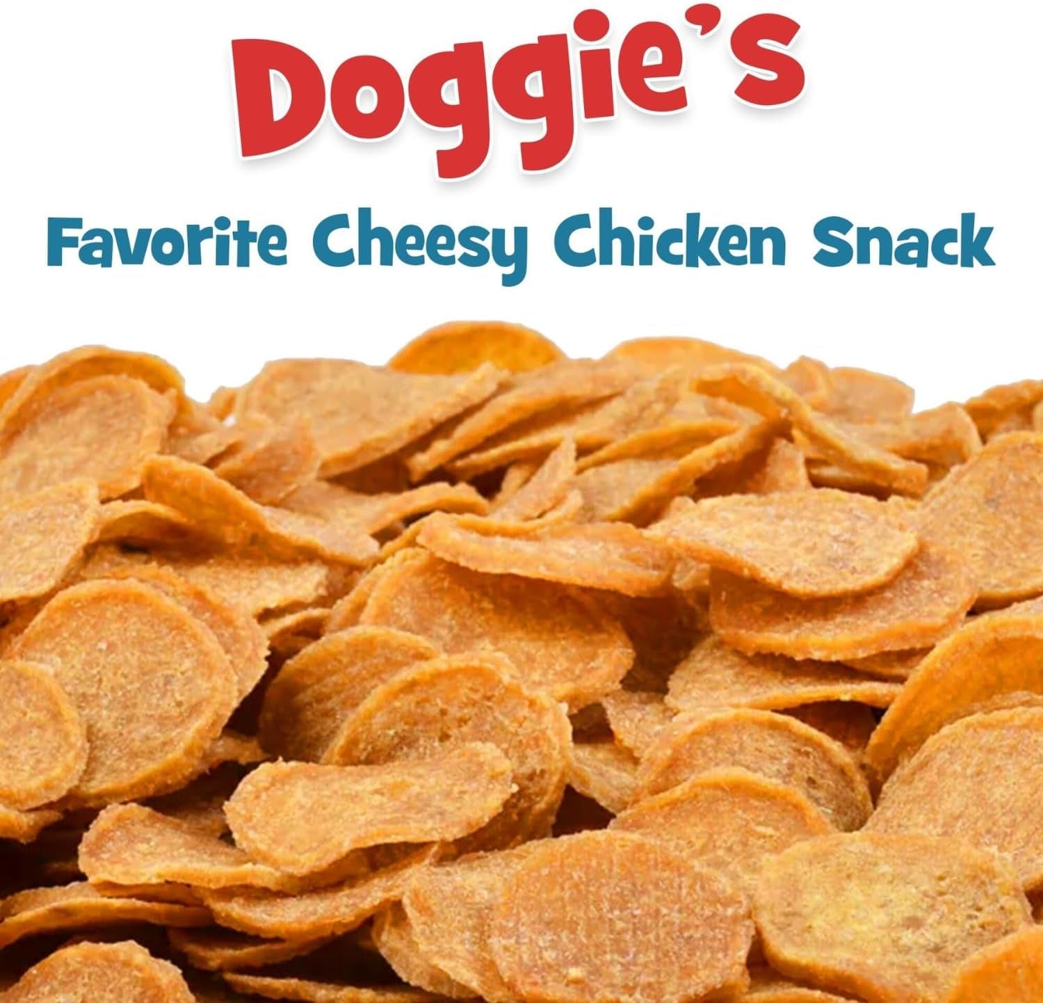 Chip'S Naturals Doggie Chicken Chips Large 15 Oz All Natural High Protein Low Calorie Healthy Dog Treats, Grain Free Gluten Free USDA Inspected & Approved Chicken Treat for Dogs, Pet Supplies