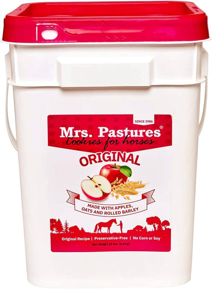 Mrs. Pastures, Cookies for Horses - (15Lb Bucket)