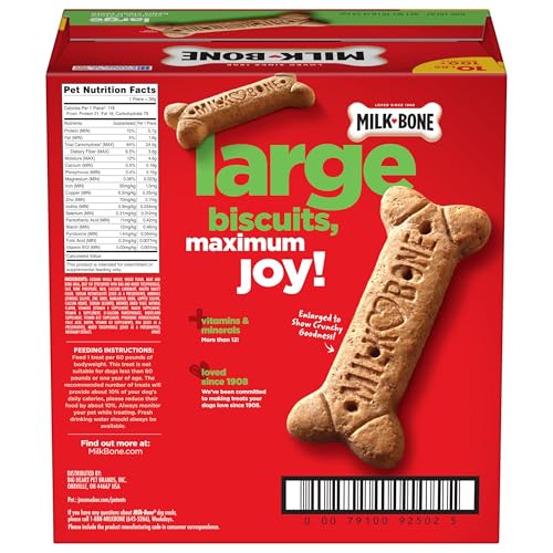 Milk-Bone Original Dog Treats Biscuits for Medium Dogs, 10 Pound