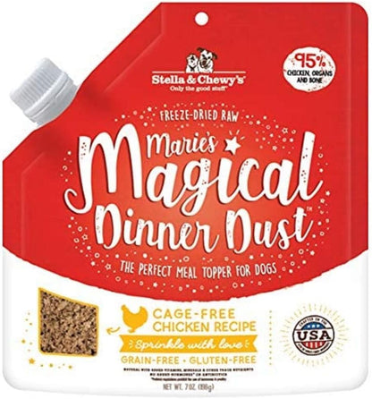 Stella & Chewy'S Freeze-Dried Raw Marie'S Magical Dinner Dust - Protein Rich, Grain Free Dog & Puppy Food Topper