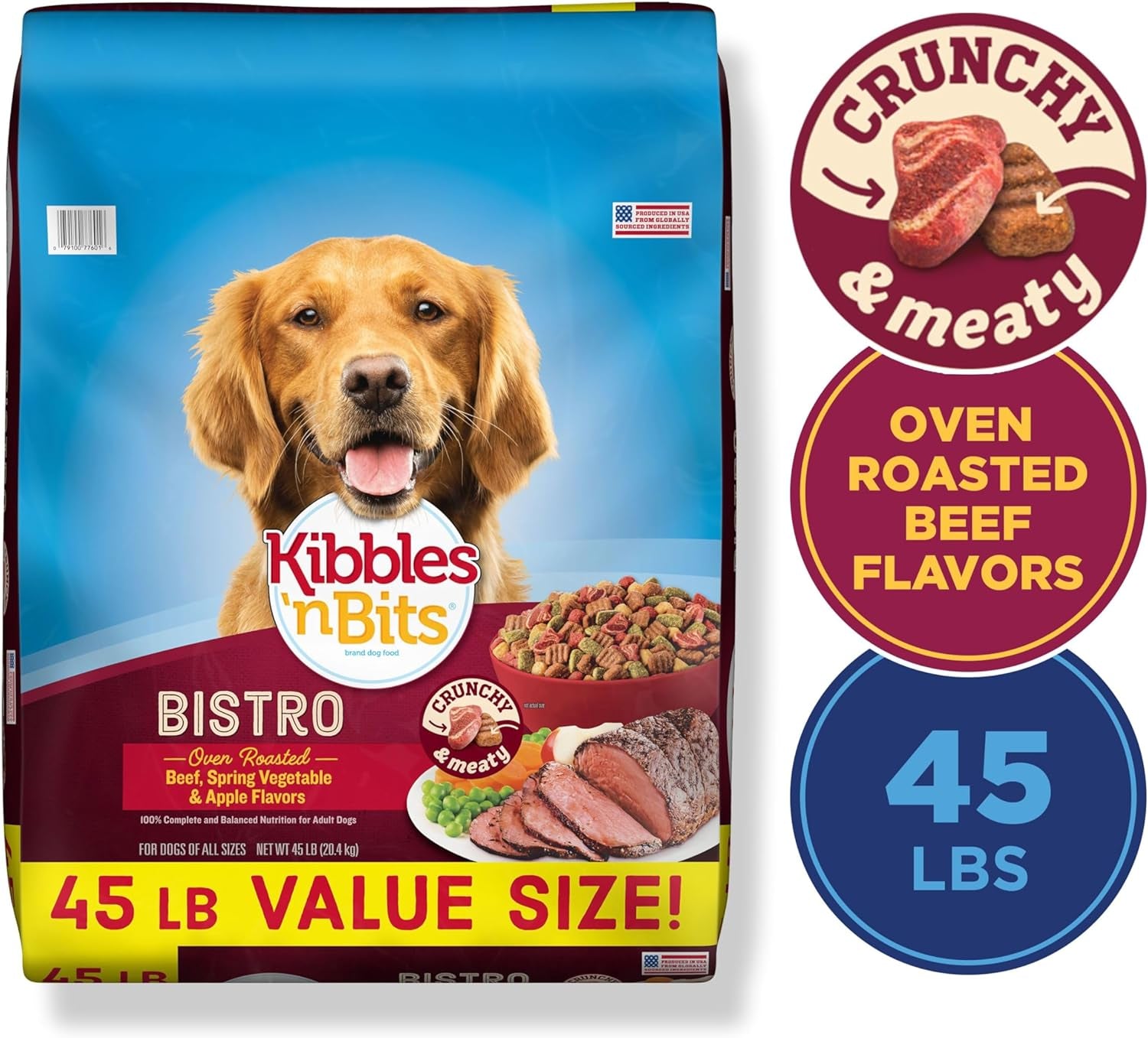 Bistro Oven Roasted Beef, Spring Vegetable & Apple Flavors Dry Dog Food