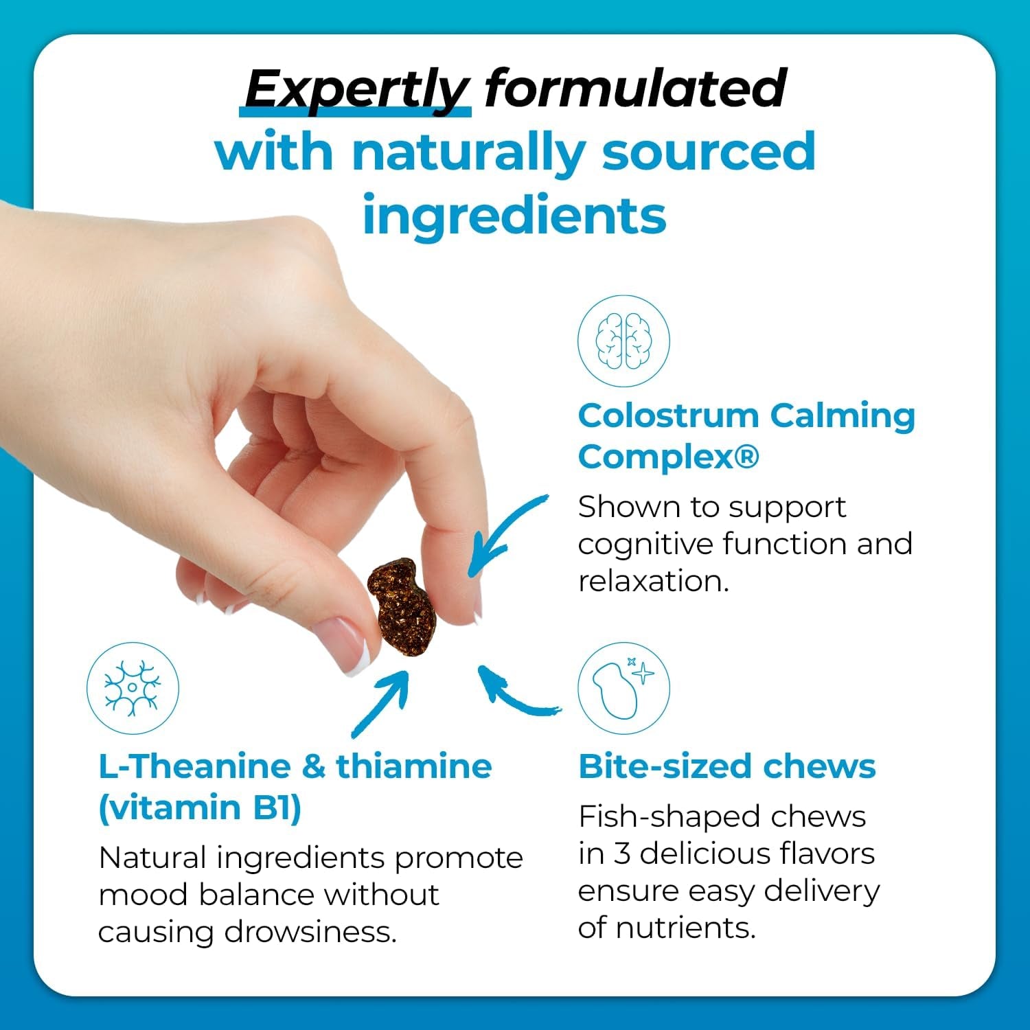 Vetriscience Composure Cat Calming Chews Variety Pack - Clinically Supported Cat Anxiety Relief Supplement for Stress, Grooming, Vet Visits, Separation & More