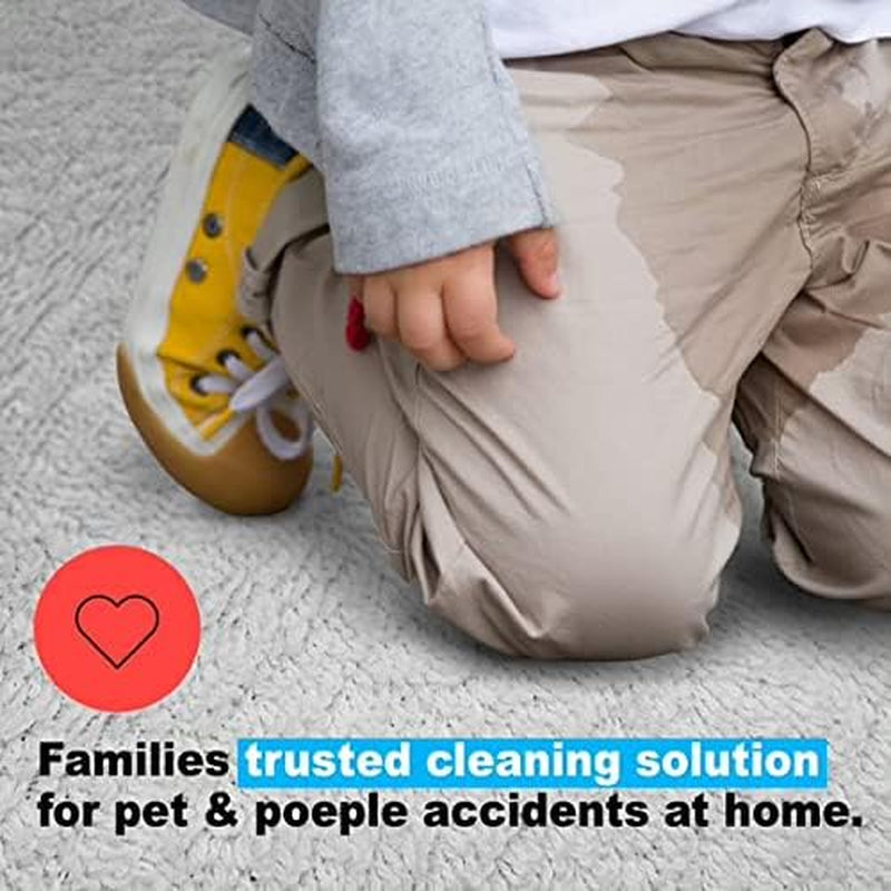 Urine Gone Stream Clean, Carpet Stain and Odor Eliminator - Heavy Duty, Deep Cleaning Enzyme Action, Destroys through Oxidation Catalysis, No Scrubbing Needed