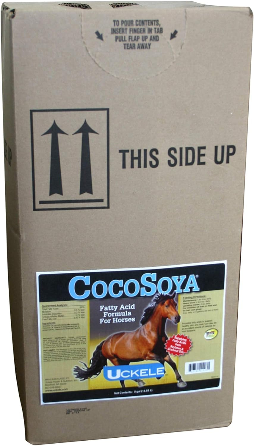 Cocosoya Granular Horse Supplement - Omega Fatty Acid Supplement for Horses - Equine Vitamin & Mineral Supplement - 5Lb