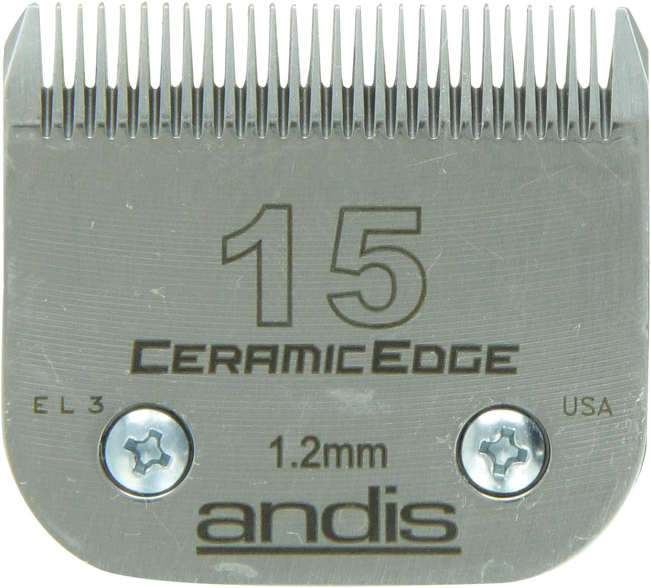 - 64265, Ceramic Edge Detachable Pet Clipper Blade - Comprised of Carbon-Infused Steel, Exclusive Hardening Process - for AGC, BG, DBLC, FHC & BDC Series - 1/100" (0.25Mm) Cut Length, Chrome