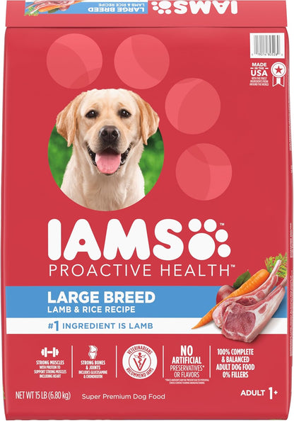 IAMS Proactive Health Large Breed Adult Dry Dog Food with Real Chicken