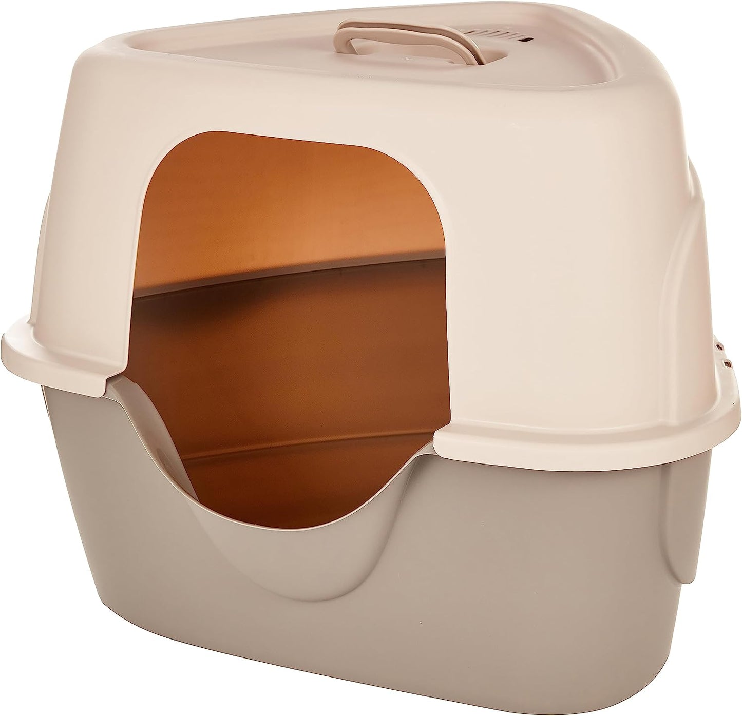 Amazon Basics No-Mess Hooded Enclosed Cat Litter Box