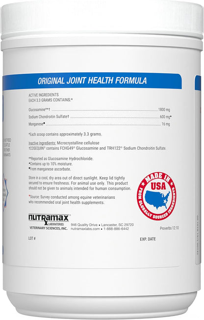 Nutramax Cosequin Original Joint Health Supplement for Horses - Powder with Glucosamine and Chondroitin