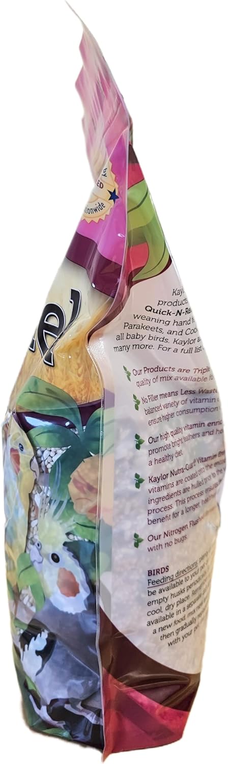 Cockatiel Bird Food (No Sunflower Seeds), 4 Lbs Bag - Seed Mix for Cockatiels