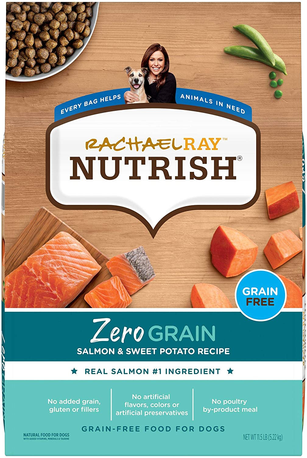 Rachael Ray Zero Grain Dry Dog Food, Chicken & Sweet Potato Recipe, 26 Pound Bag