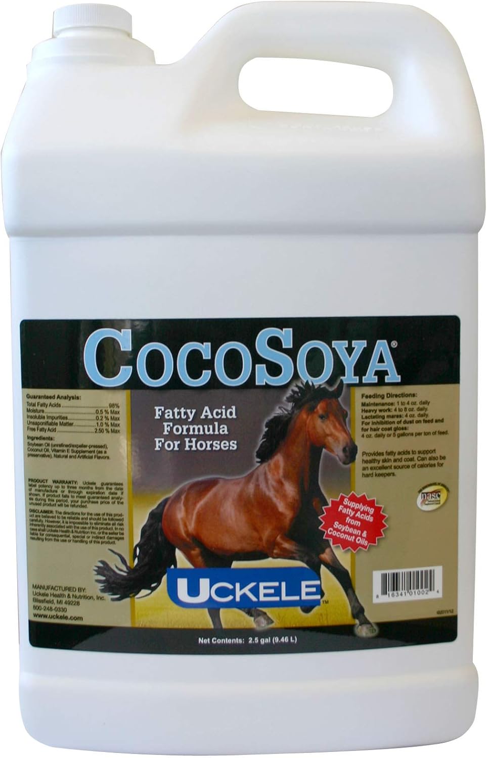 Uckele CocoSoya Granular Horse Supplement - Omega Fatty Acid Supplement for Horses - Equine Vitamin & Mineral Supplement