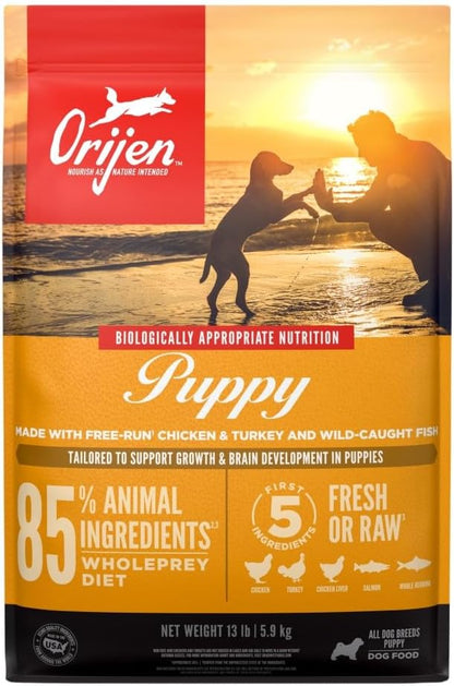 ORIJEN Original Dry Dog Food, Grain Free Dog Food for All Life Stages, Fresh or Raw Ingredients