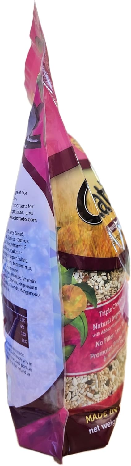 Cockatiel Bird Food (No Sunflower Seeds), 4 Lbs Bag - Seed Mix for Cockatiels