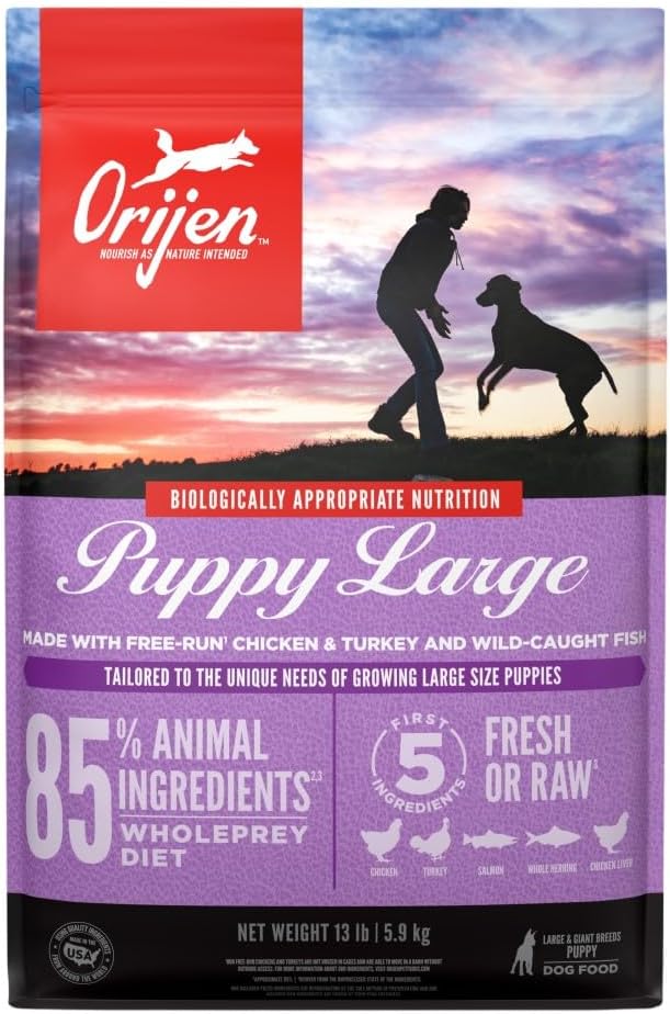 ORIJEN Original Dry Dog Food, Grain Free Dog Food for All Life Stages, Fresh or Raw Ingredients