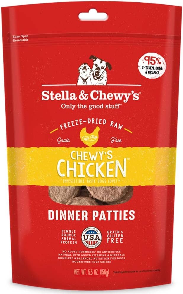 Stella & Chewy'S Freeze Dried Raw Dinner Patties – Grain Free Dog Food, Protein Rich Stella’S Super Beef Recipe