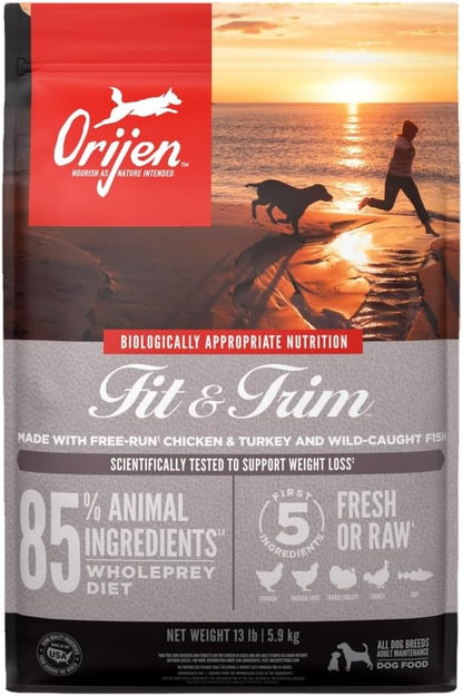 ORIJEN Original Dry Dog Food, Grain Free Dog Food for All Life Stages, Fresh or Raw Ingredients