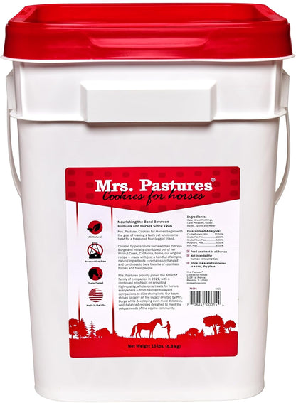 Mrs. Pastures, Cookies for Horses - (15Lb Bucket)