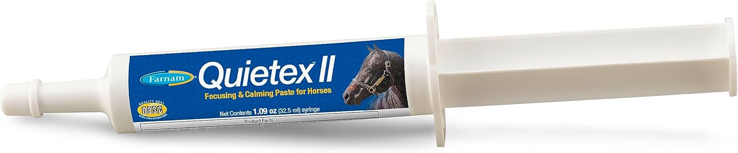 Farnam Quietex II Horse Calming Supplement Pellets, Helps Manage Nervous Behavior and Keep Horses Calm & Composed in Stressful Situations