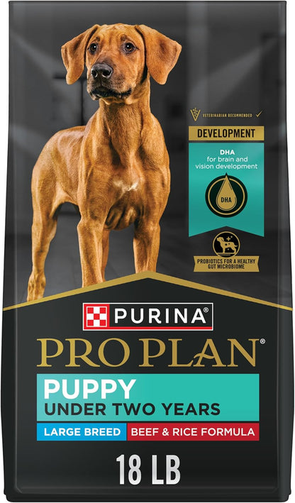 Large Breed Dry Puppy Food, Chicken and Rice Formula