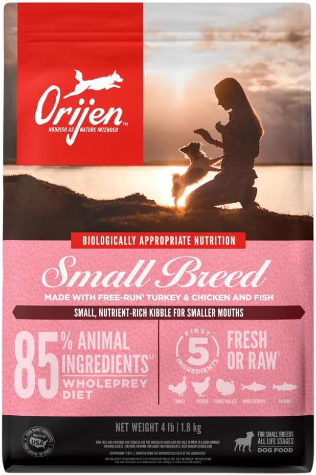 ORIJEN Original Dry Dog Food, Grain Free Dog Food for All Life Stages, Fresh or Raw Ingredients