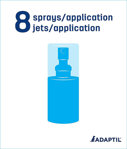 ADAPTIL Spray 60 Ml – Calms & Comforts Dogs during Travel, Veterinary Visits and Stressful Events - the Original D.A.P. Dog Appeasing Pheromone Spray, 60Ml - Packaging May Vary