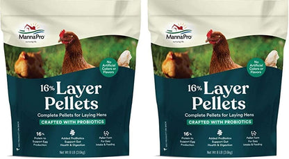 Manna Pro Chicken Feed - 16% Chicken Food, Chicken Layer Feed