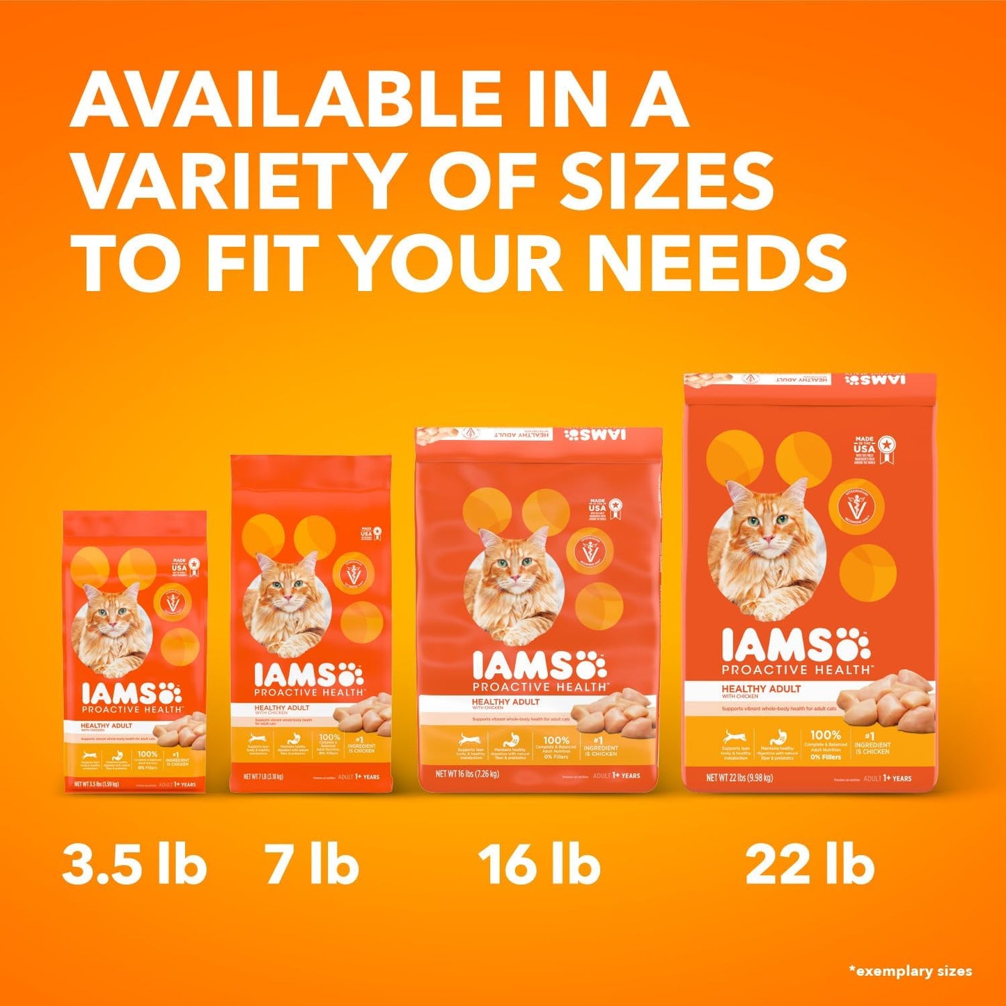 IAMS Proactive Health Healthy Adult Dry Cat Food with Chicken