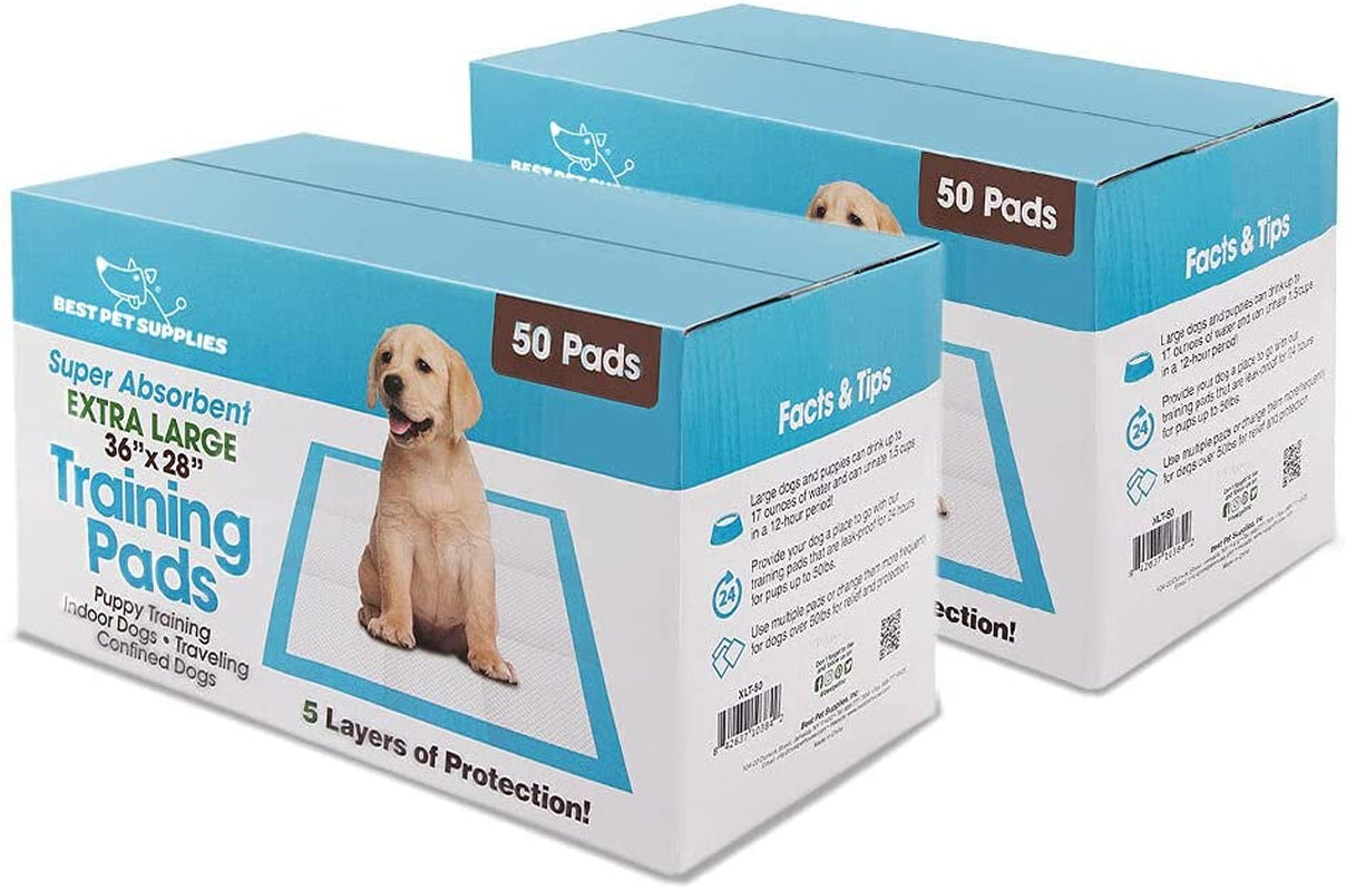 Best Pet Supplies Puppy Training Pee Pads - Absorbent Indoor Potty Training Pads for Dogs - Puppy Pee Pads for Whelping