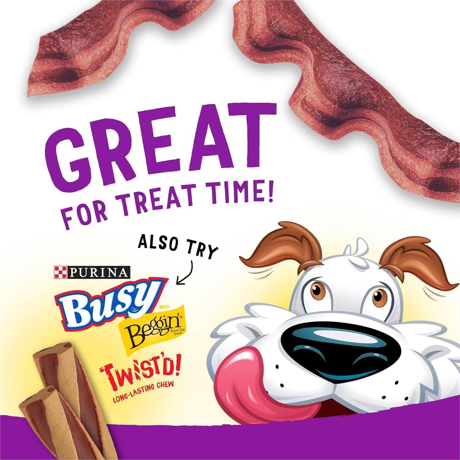 Purina Beggin' Strips with Real Meat Dog Treats with Bacon and Beef Flavors