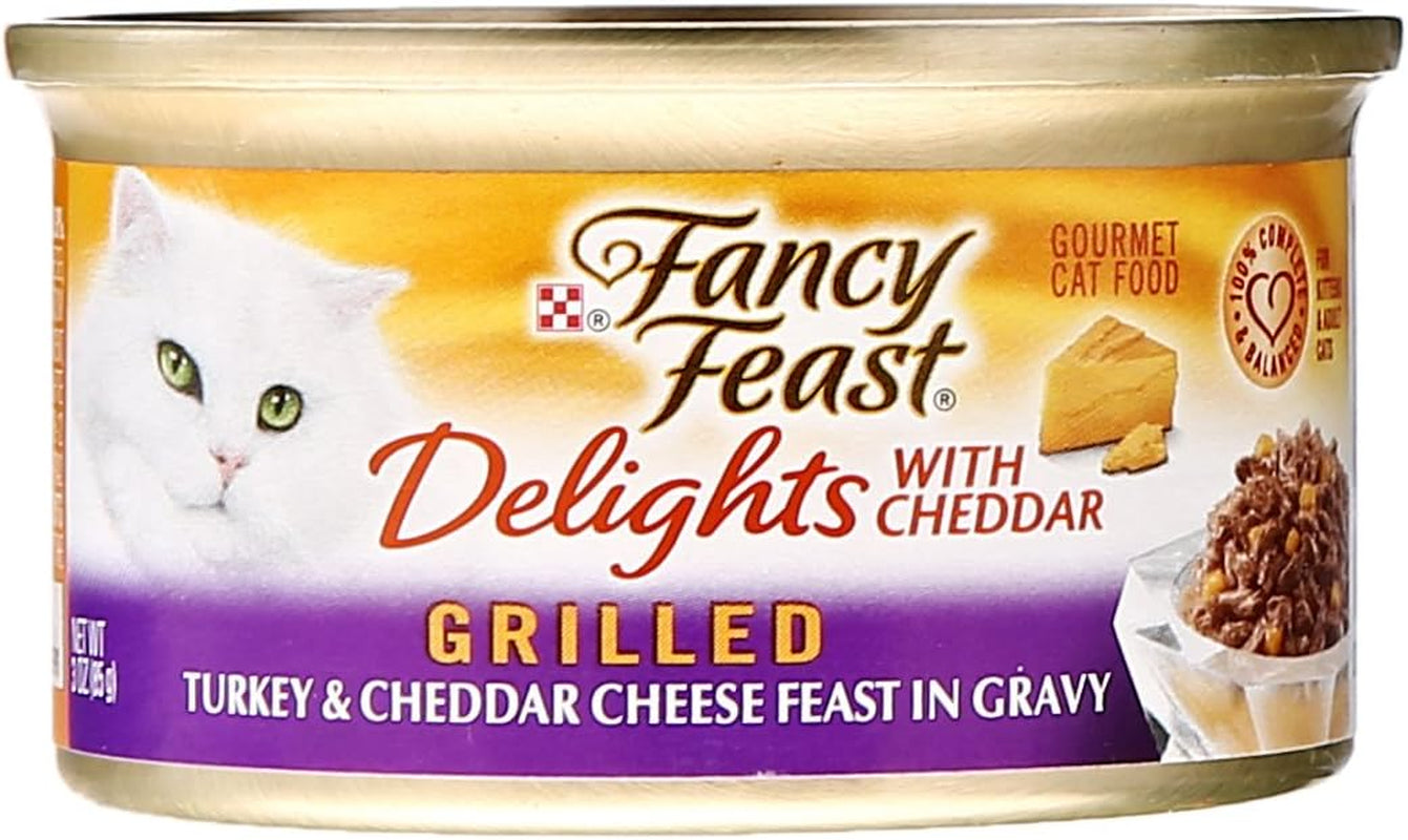 Poultry and Beef Feast Classic Pate Collection Grain Free Wet Cat Food Variety Pack - (Pack of 30) 3 Oz. Cans