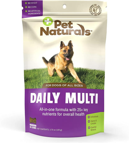 Pet Naturals Daily Multivitamin for Dogs, Veggie Flavor, 150 Chews - Yummy Chews with Amino Acids, and Antioxidants - Supports Energy, Metabolic Function and Pet Wellness