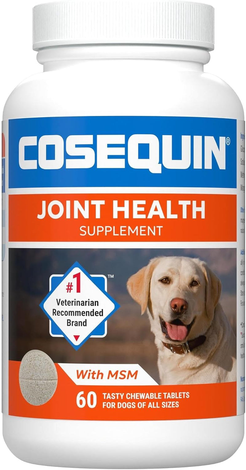 Nutramax Laboratories Cosequin Maximum Strength Joint Health Supplement for Dogs - With Glucosamine, Chondroitin, and MSM