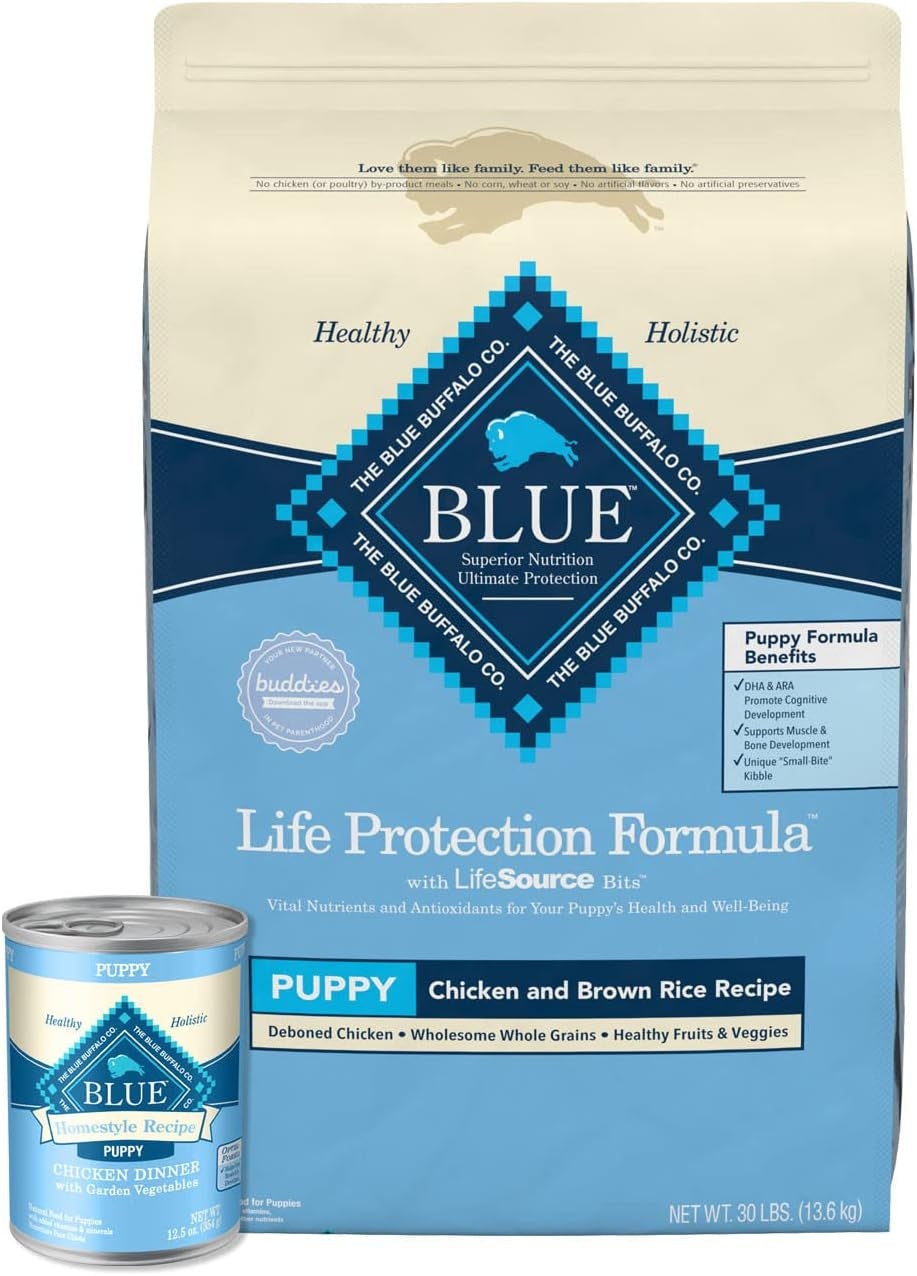 Blue Buffalo Life Protection Formula Puppy Dry Dog Food with DHA and ARA, Made with Natural Ingredients