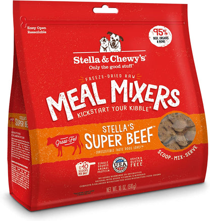 Stella & Chewy'S Freeze Dried Raw Chewy’S Chicken Meal Mixers - Dog Food Topper for Small & Large Breeds - Grain Free, Protein Rich Recipe