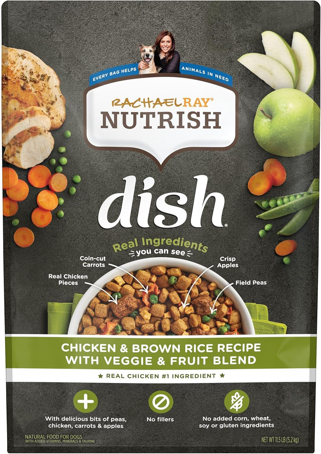 Nutrish Rachael Ray Dish Premium Natural Dry Dog Food