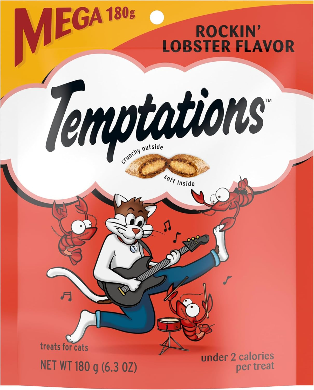 Temptations Classic Crunchy and Soft Cat Treats Rockin' Lobster Flavor