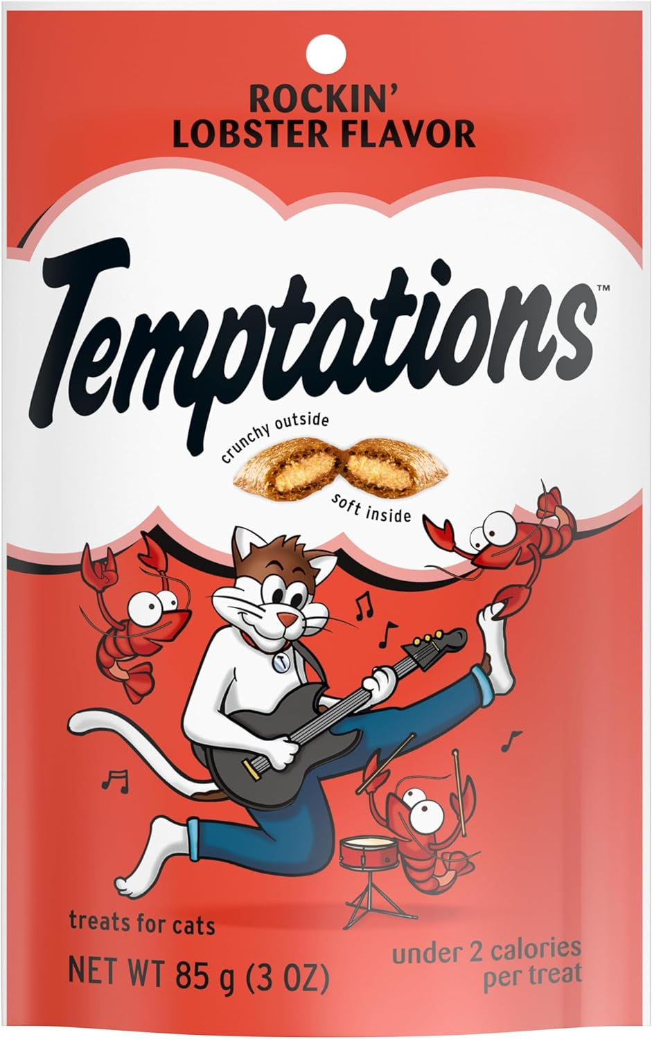 Temptations Classic Crunchy and Soft Cat Treats Rockin' Lobster Flavor