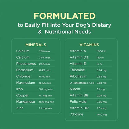 Pet-Tabs plus Multivitamin and Mineral Supplement for Dogs with Special Nutritional Needs, Chewable Tablet