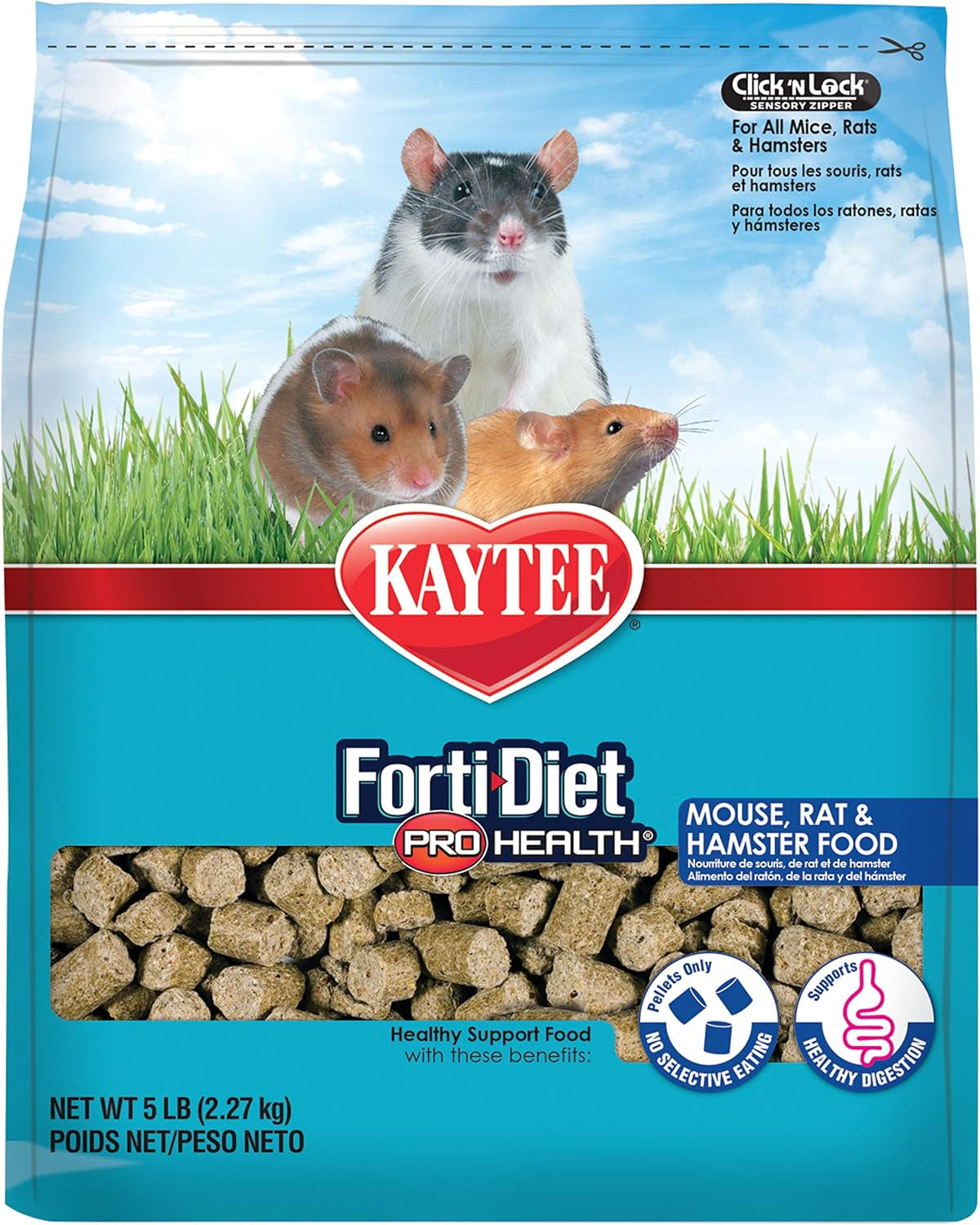 Kaytee Pro Health Mouse, Rat, and Hamster Food