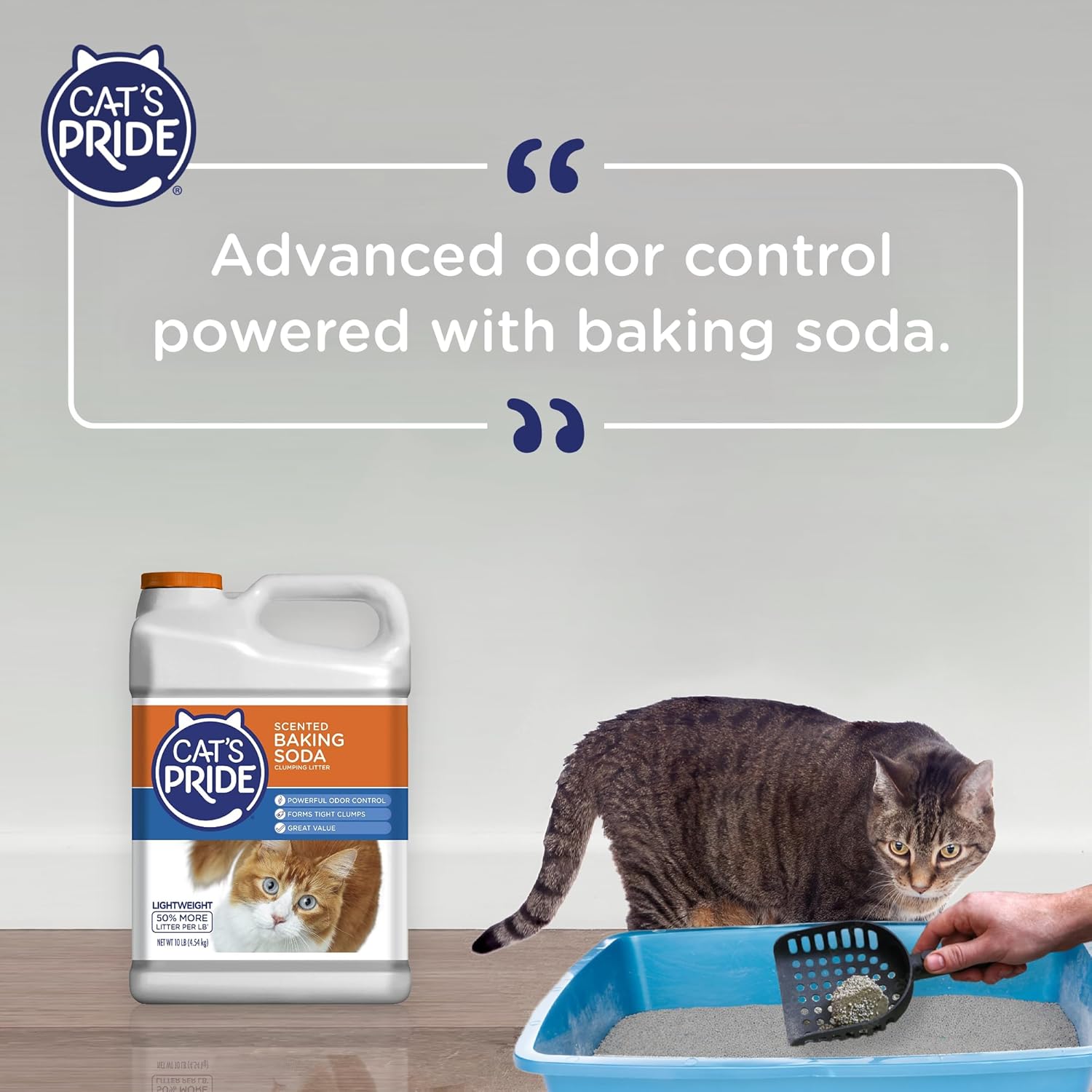 Cat'S Pride Lightweight Clumping Litter: Powerful Odor Control - Scented