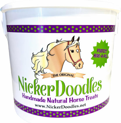 Horse Treats - 5 Lb Pail - Effortlessly Give Medications with Our Soft Baked Treats - Training Treats Are the Perfect Motivator - No Additives or Preservatives