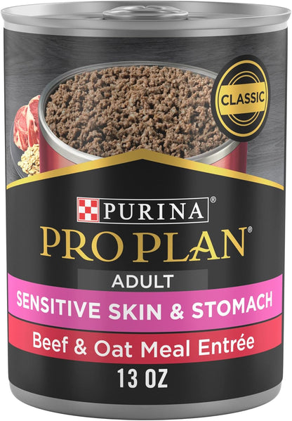 Purina Pro Plan Sensitive Skin and Stomach Wet Dog Food Pate Salmon and Rice Entree