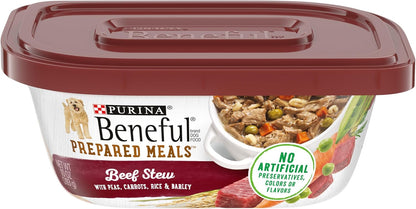 Purina  Gravy Wet Dog Food Variety Pack, Prepared Meals Stew 