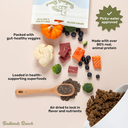 By Katherine Heigl- Superfood Complete Beef Formula Adult Dog Food, Air-Dried, High Protein, Zero Fillers, Superfood Nutrition