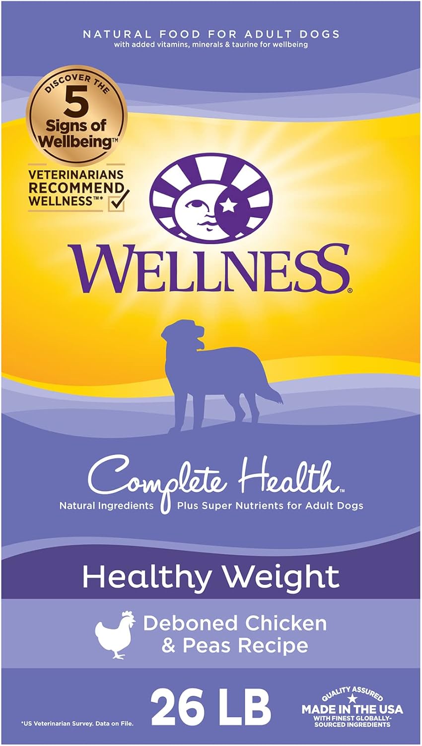 Complete Health Dry Dog Food with Grains, Natural Ingredients, All Breeds, for Adult Dogs