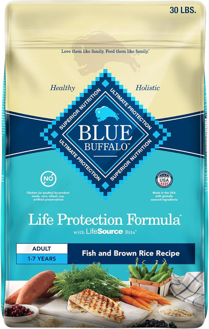 Blue Buffalo Life Protection Formula Adult Dry Dog Food, Helps Build and Maintain Strong Muscles, Made with Natural Ingredients