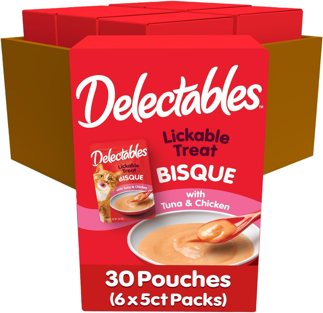 Hartz Delectables Bisque Variety Pack Lickable Cat Treat